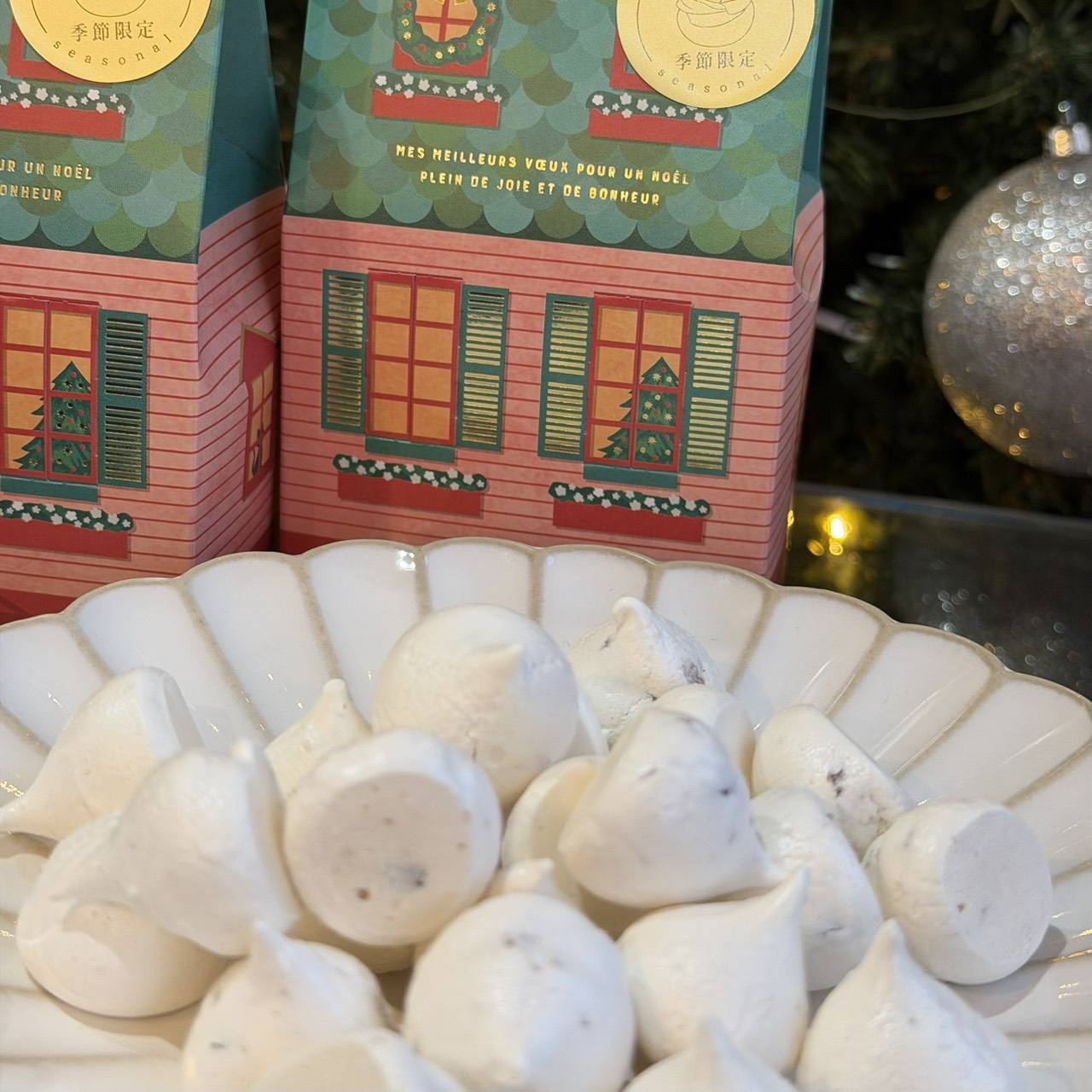 シュトレン風のメレンゲ写真